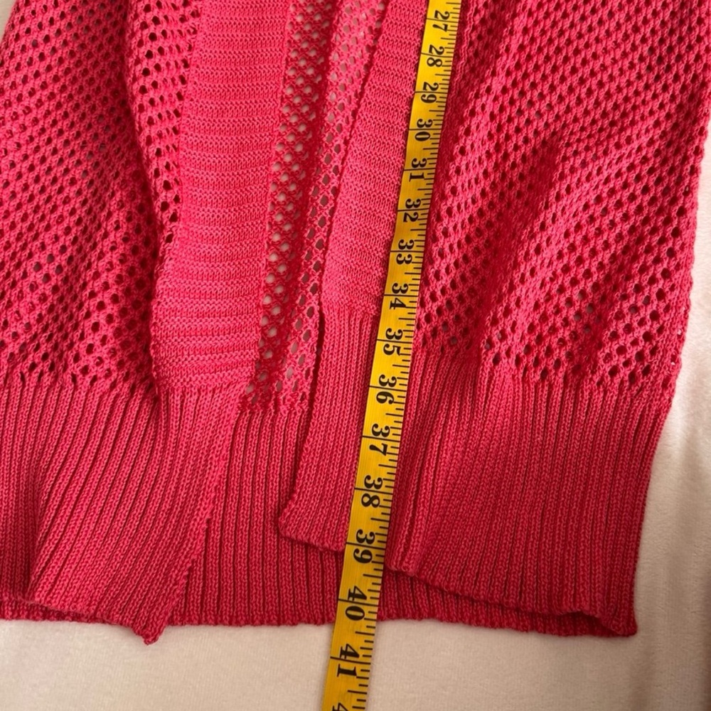 Time and Tru Women's Open Front Crochet Ruana, Size 2XL-3XL - Picture 5 of 7